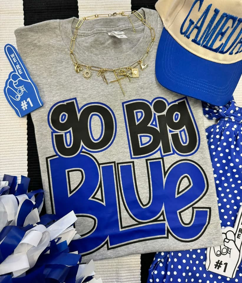 Go Big Blue Graphic Tee