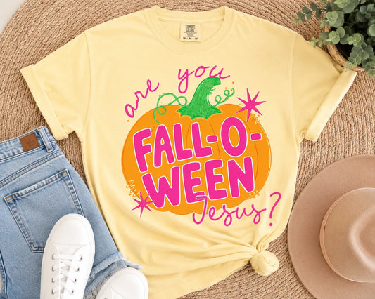 Falloween Jesus Graphic Tee