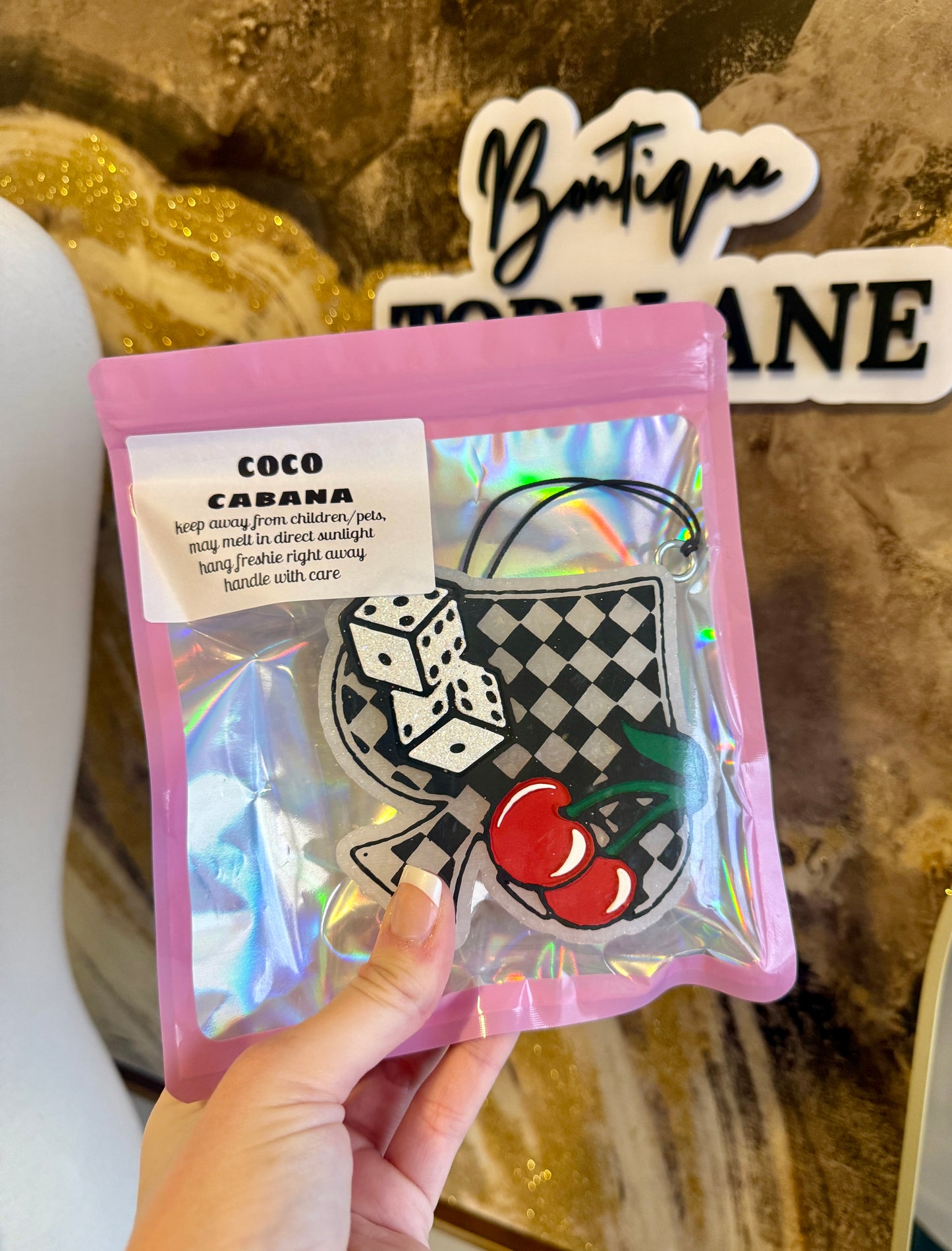 Spade Air Freshie (Coco Cabana Scent)