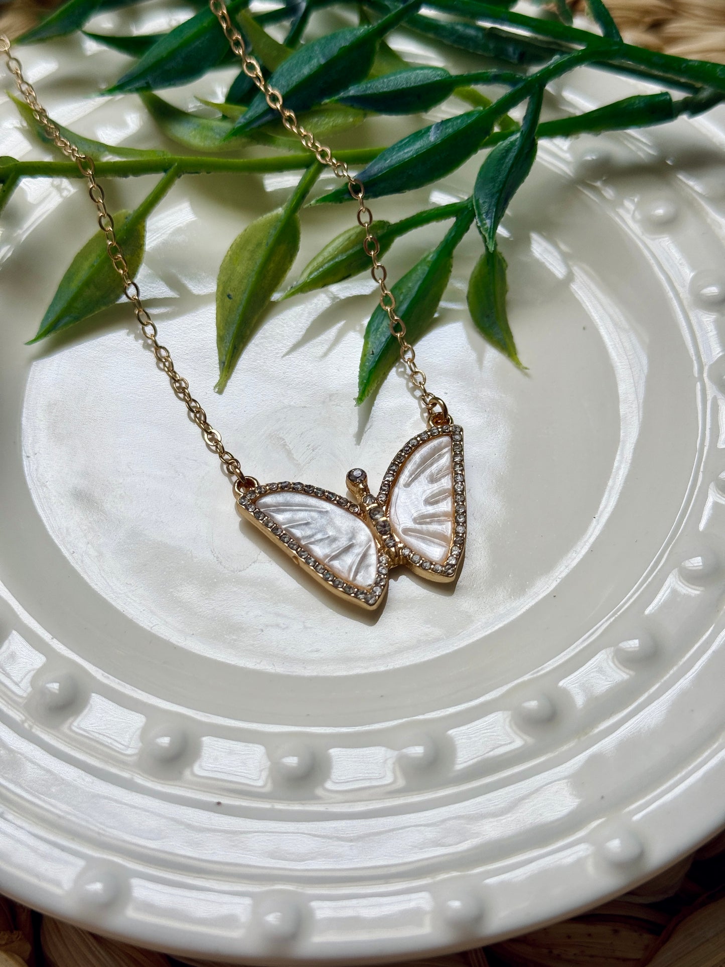 Gracious Butterfly Necklace