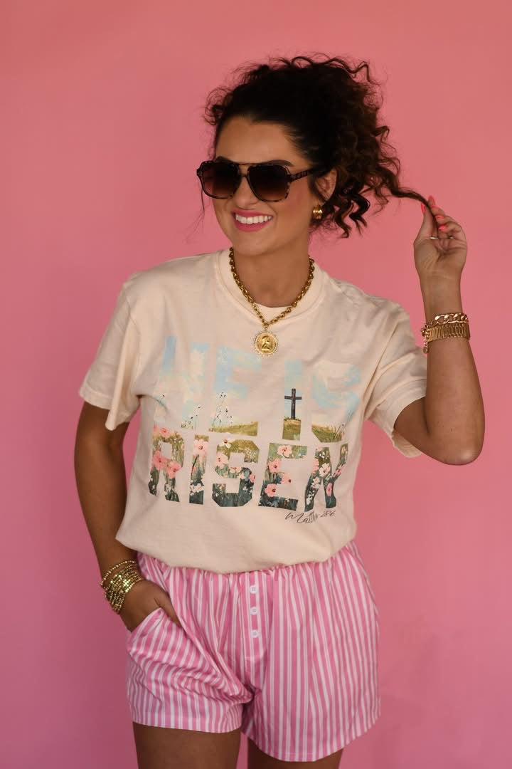 He Is Risen Scene Graphic Tee