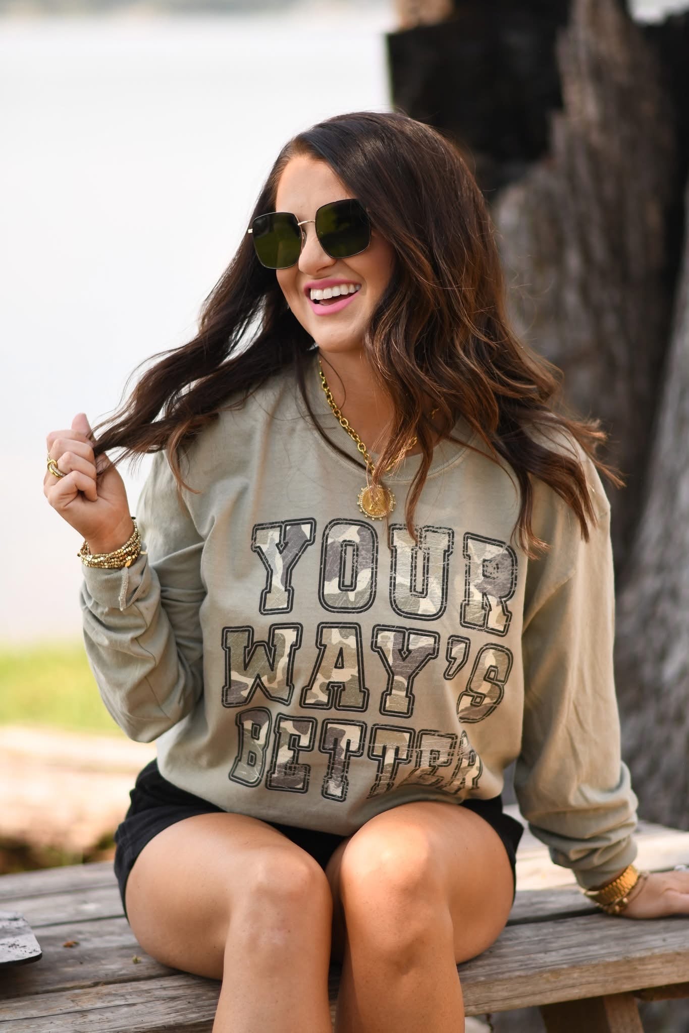 Your Ways Better Graphic Long Sleeve Shirt