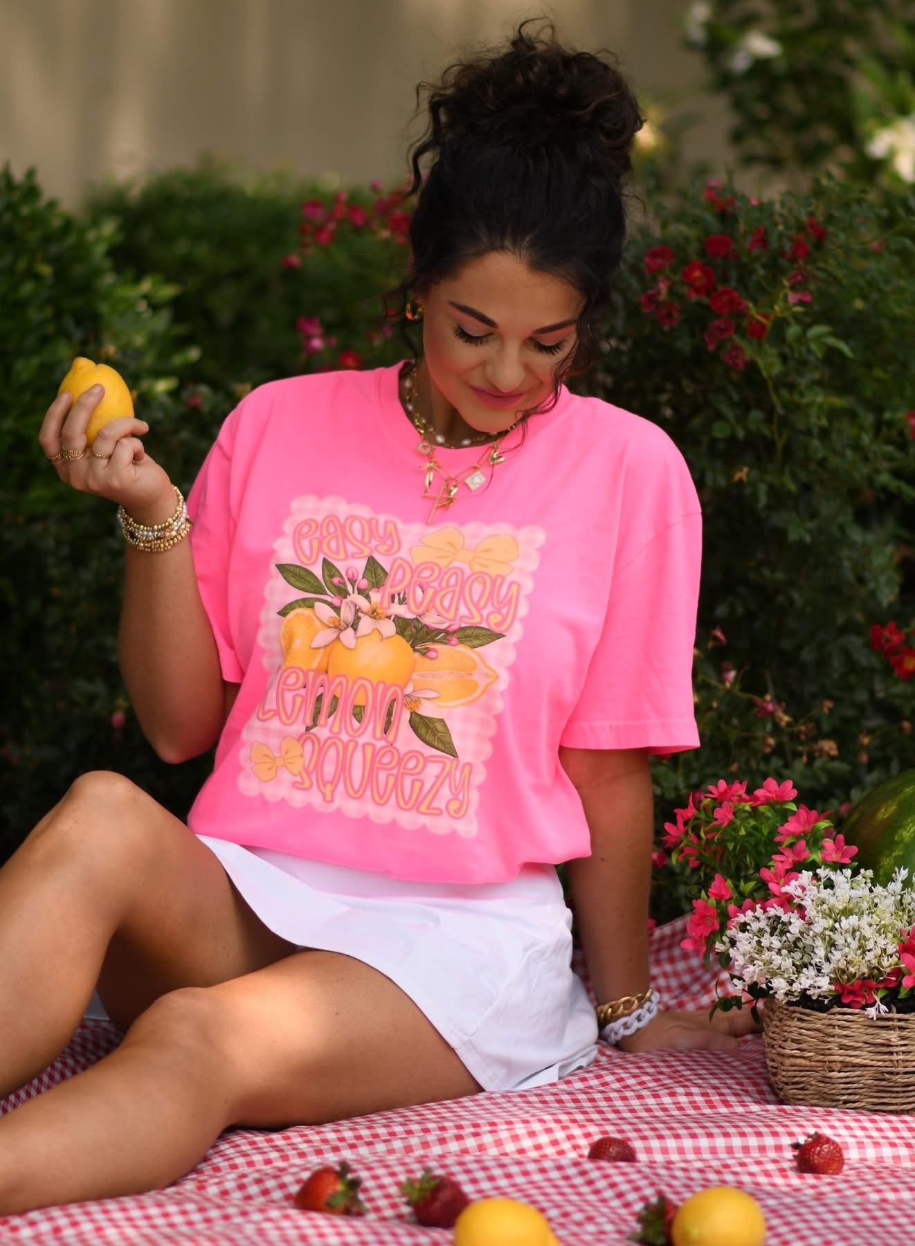 Easy Peasy Lemon Squeezy Graphic Tee