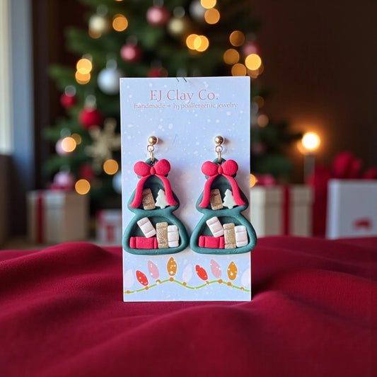*PREORDER* Festive Book Dangle Earrings