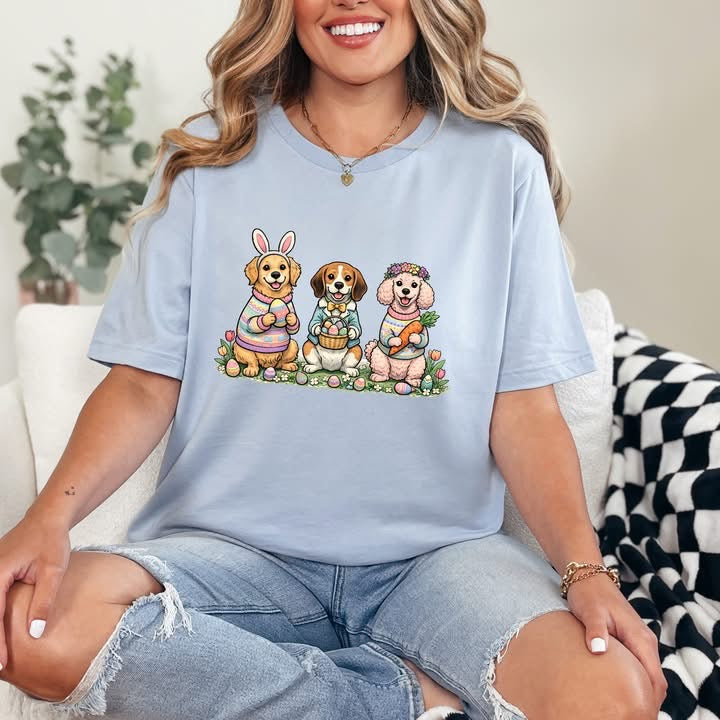 Easter Dogs Graphic Tee