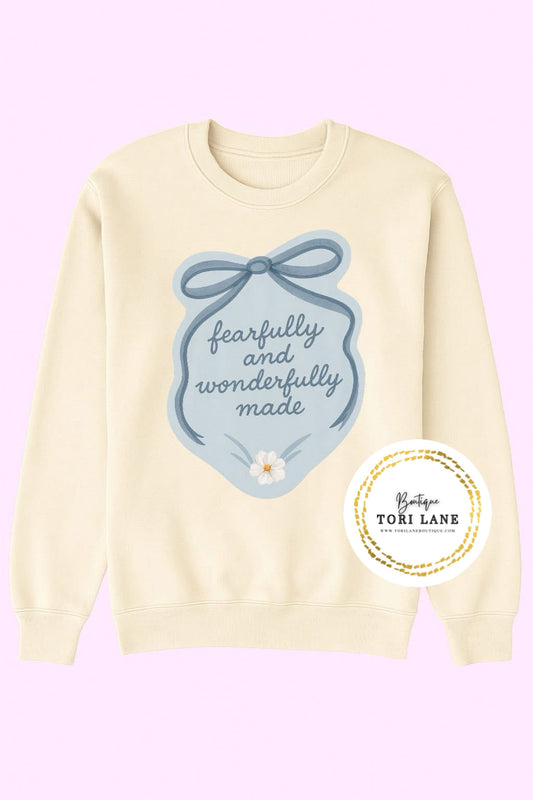 Fearfully & Wonderfully Made Graphic Tee/Sweatshirt