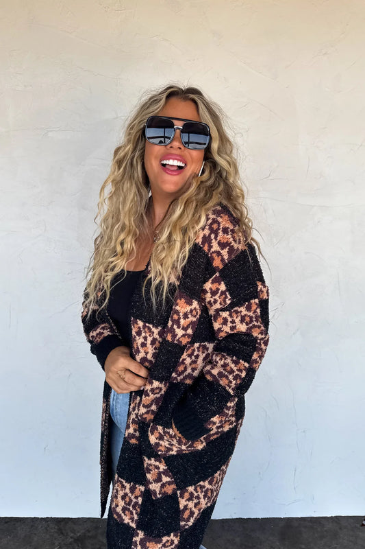 Cheetah Cloud Cardigan
