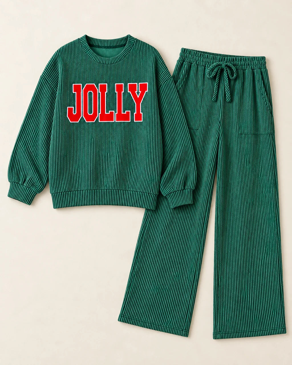 *PREORDER* Corded Christmas Long Sleeve Pants Set