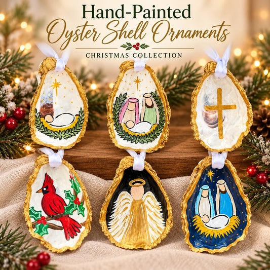 *PREORDER* Handmade Oyster Ornament