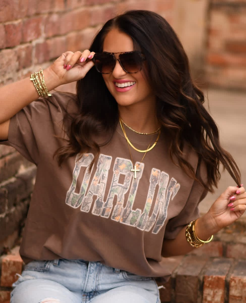 Darlin’ Camo Graphic Tee