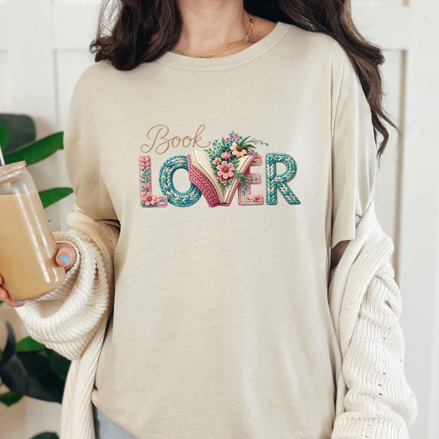 Floral Book Lover Graphic Tee