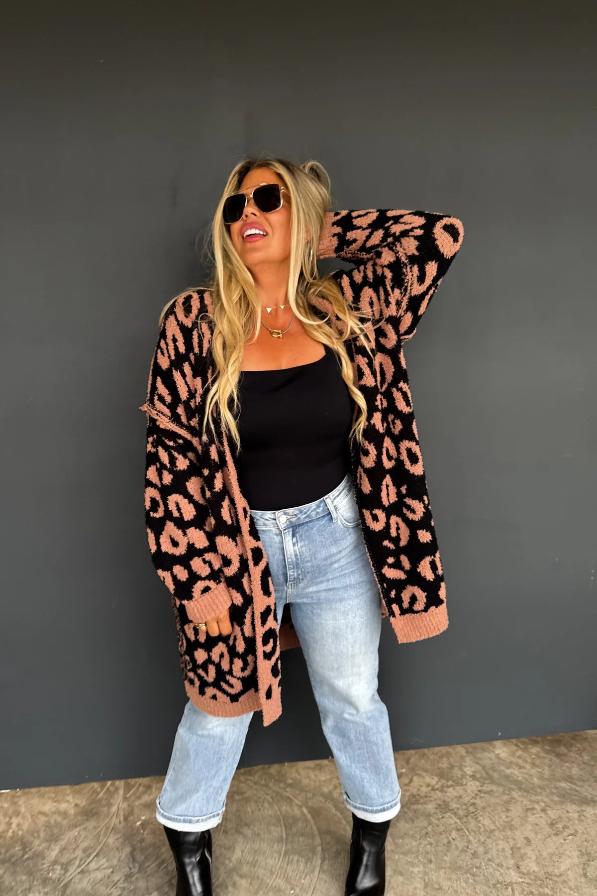 Cheetah Cloud Cardigan