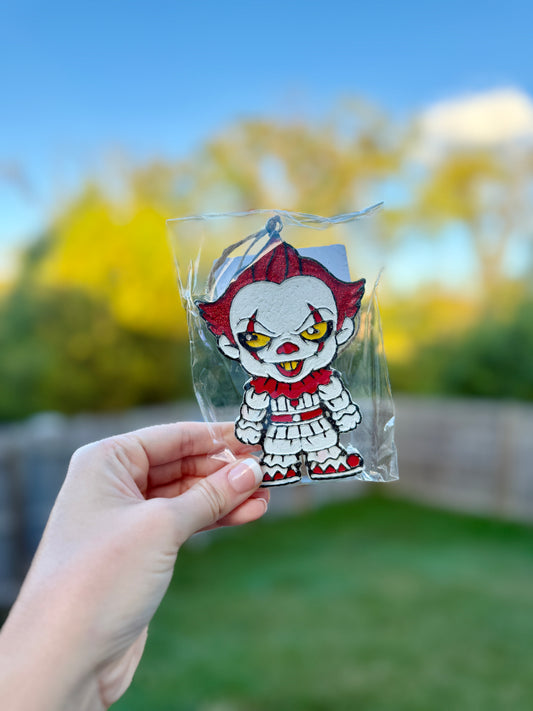 Clown Man Car Air Freshie (Pumpkin Pecan Waffle Scent)