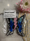 Checkered Flame Butterfly Car Air Freshie