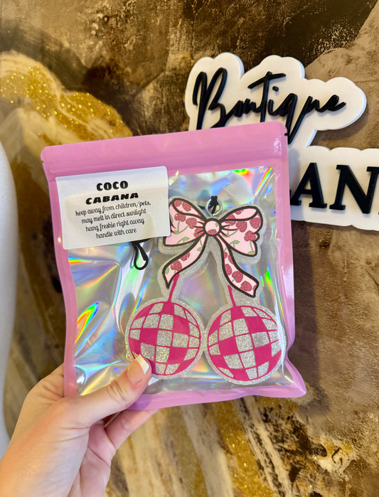 Disco Air Freshie (Coco Cabana Scent)