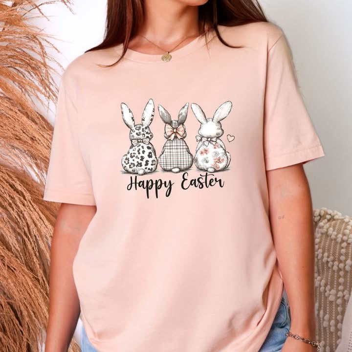 Bunny Easter Trio Graphic Tee