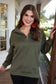 Greenery Quarter Zip Pullover