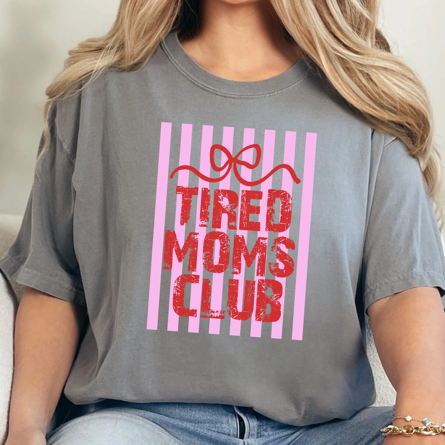 Tired Moms Club Graphic Tee