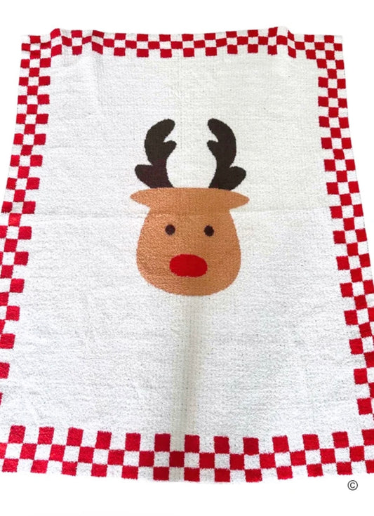 *PREORDER* Reindeer Christmas Blanket