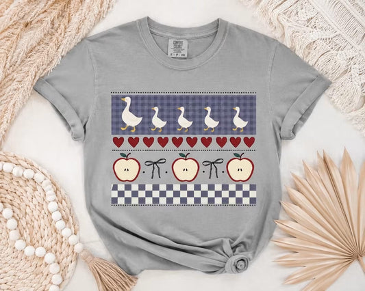 Vintage Goose Apple Graphic Tee