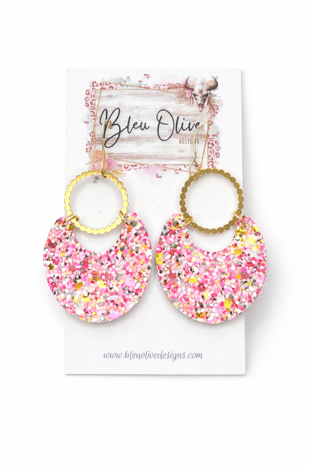 Pink Glamour Earrings