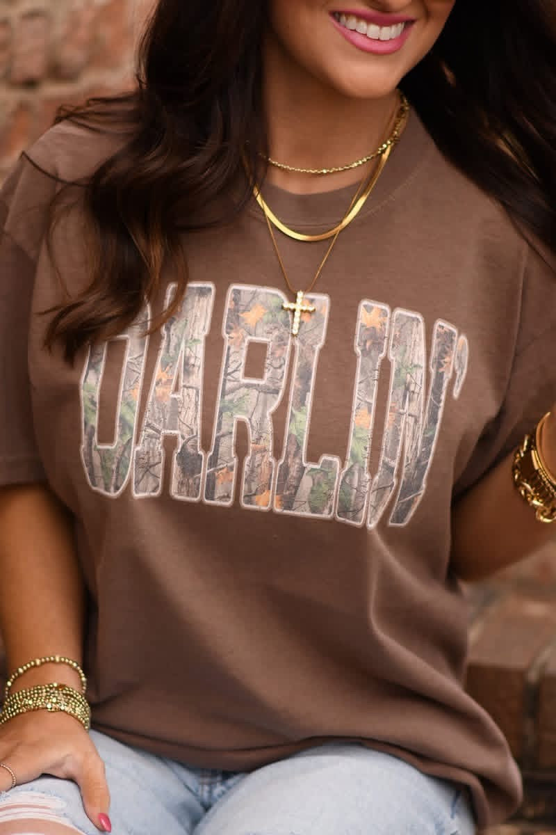 Darlin’ Camo Graphic Tee
