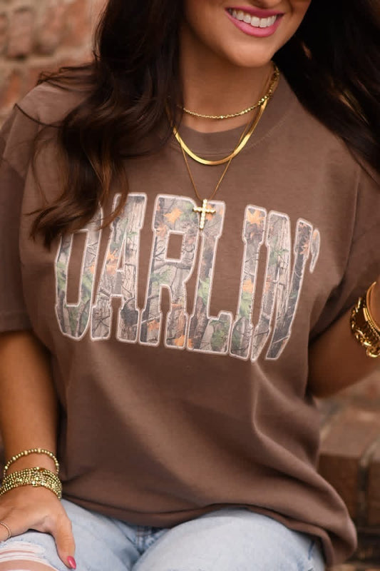 Darlin’ Camo Graphic Tee