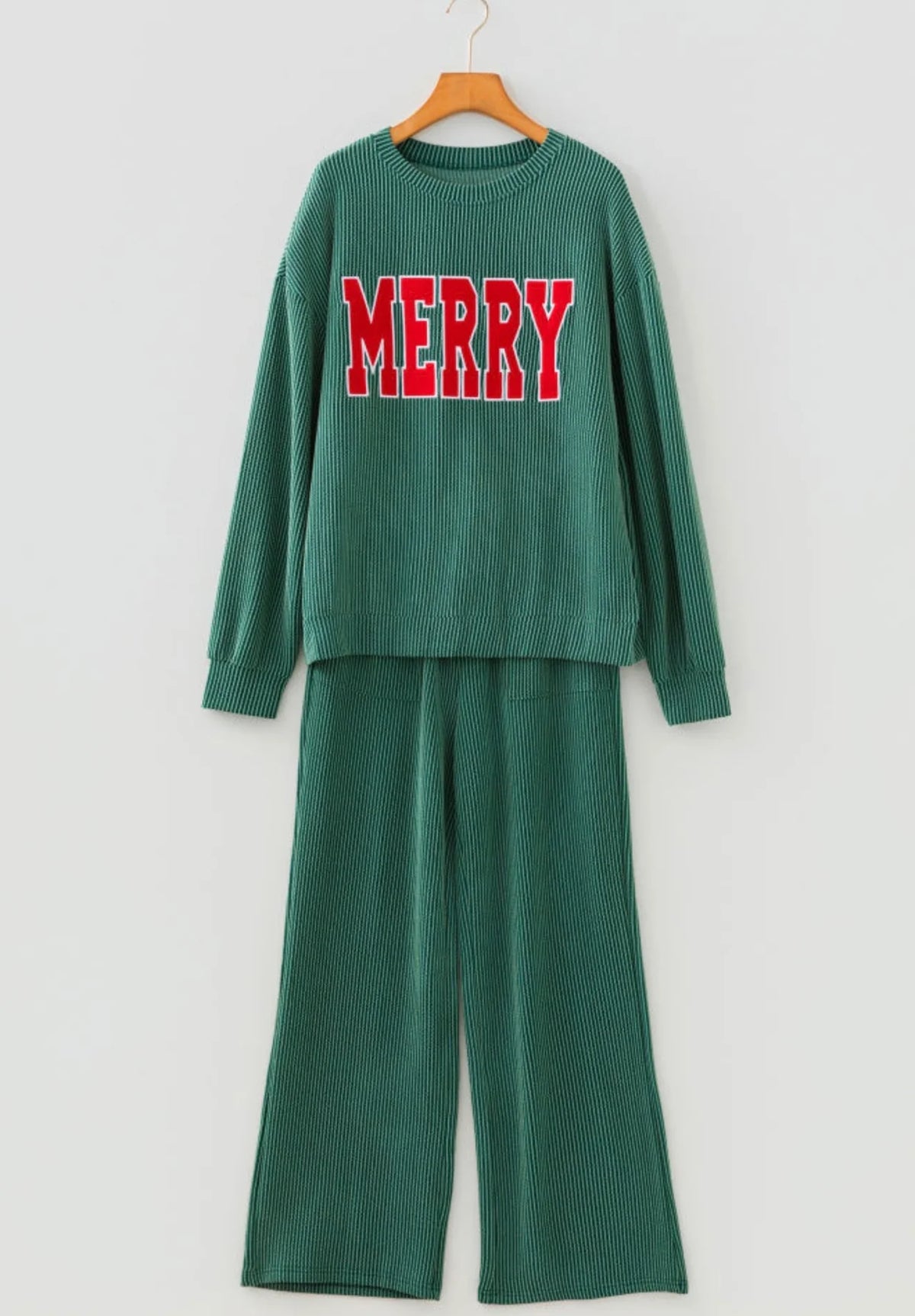 *PREORDER* Corded Christmas Long Sleeve Pants Set