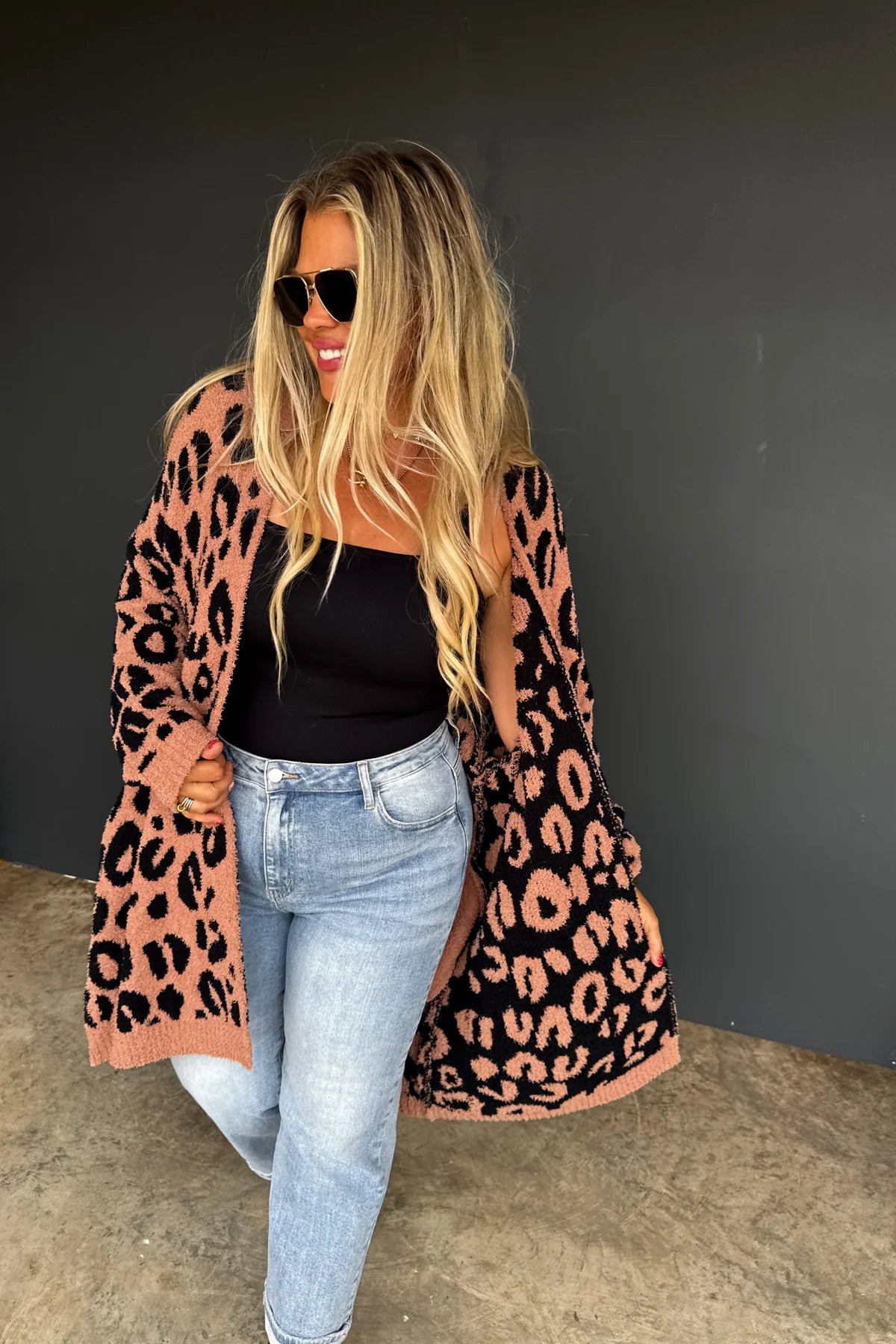 Cheetah Cloud Cardigan