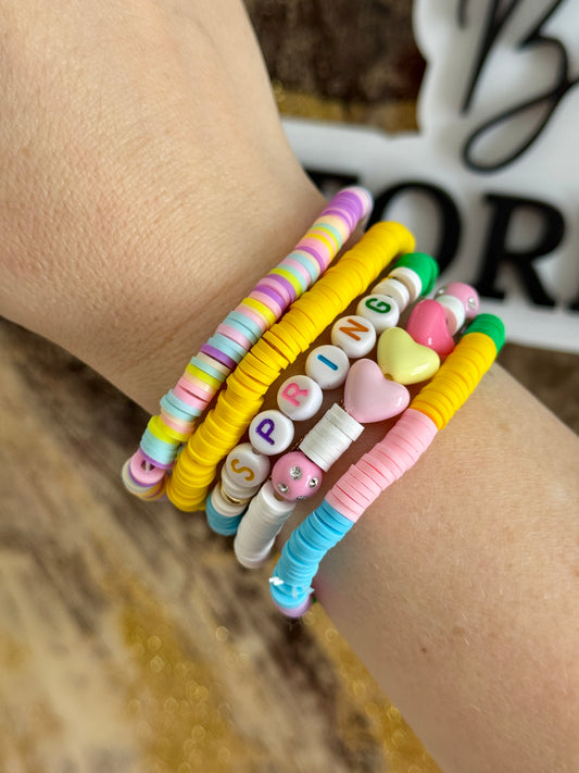 Spring Theme Bracelet Stack