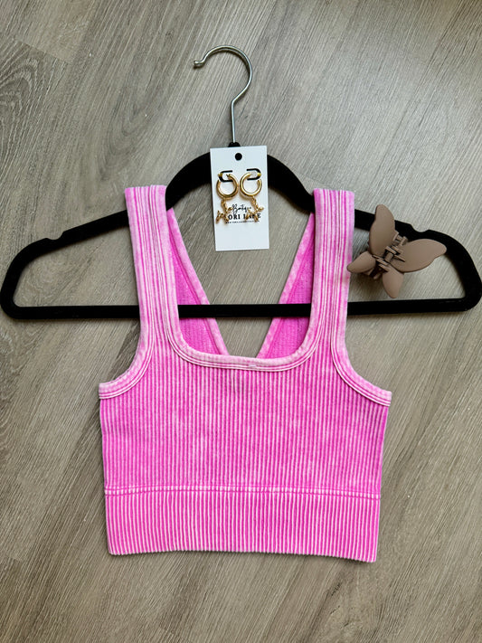 Mauve Acid Wash Reversible Brami