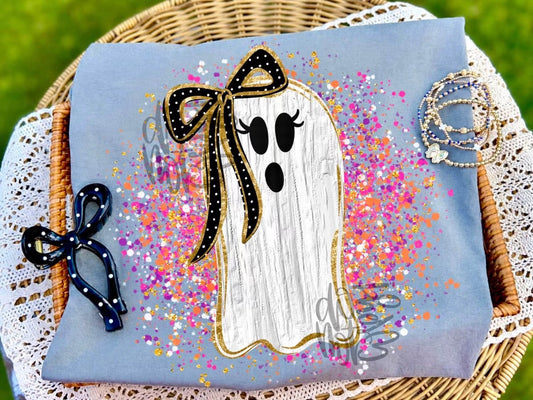 Ghost Splatter Graphic Tee