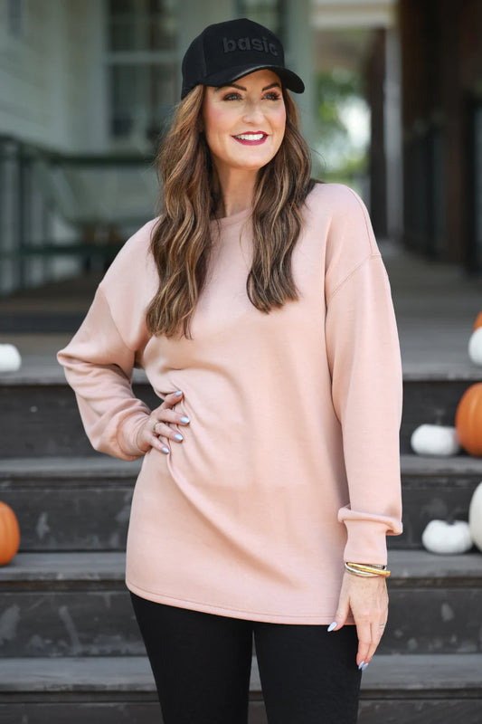Mocha Tunic Top Plus+