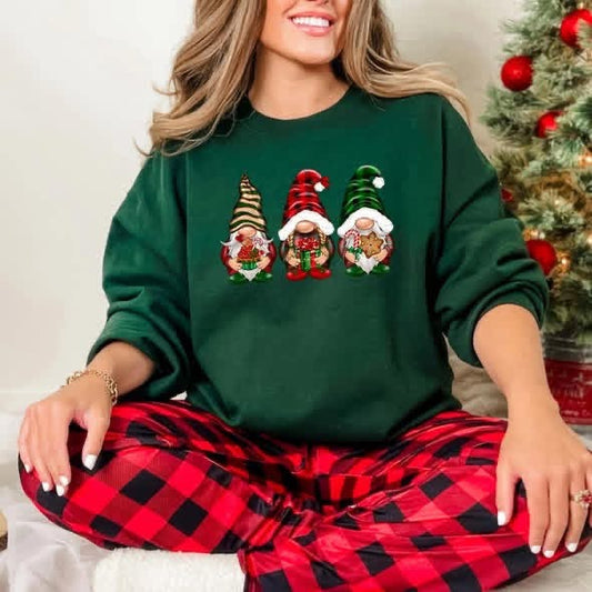 Holiday Snack Gnomes Graphic Sweatshirt