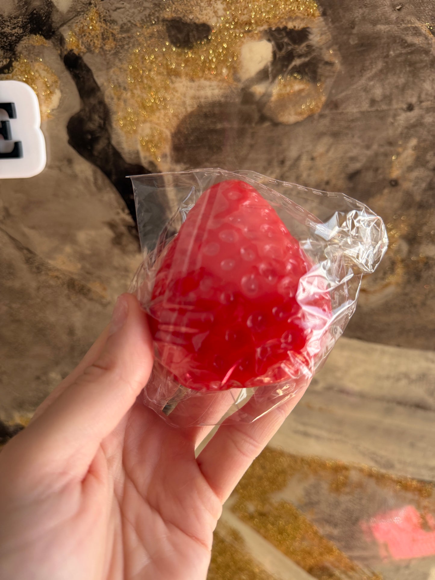 Strawberry Squishy Toy