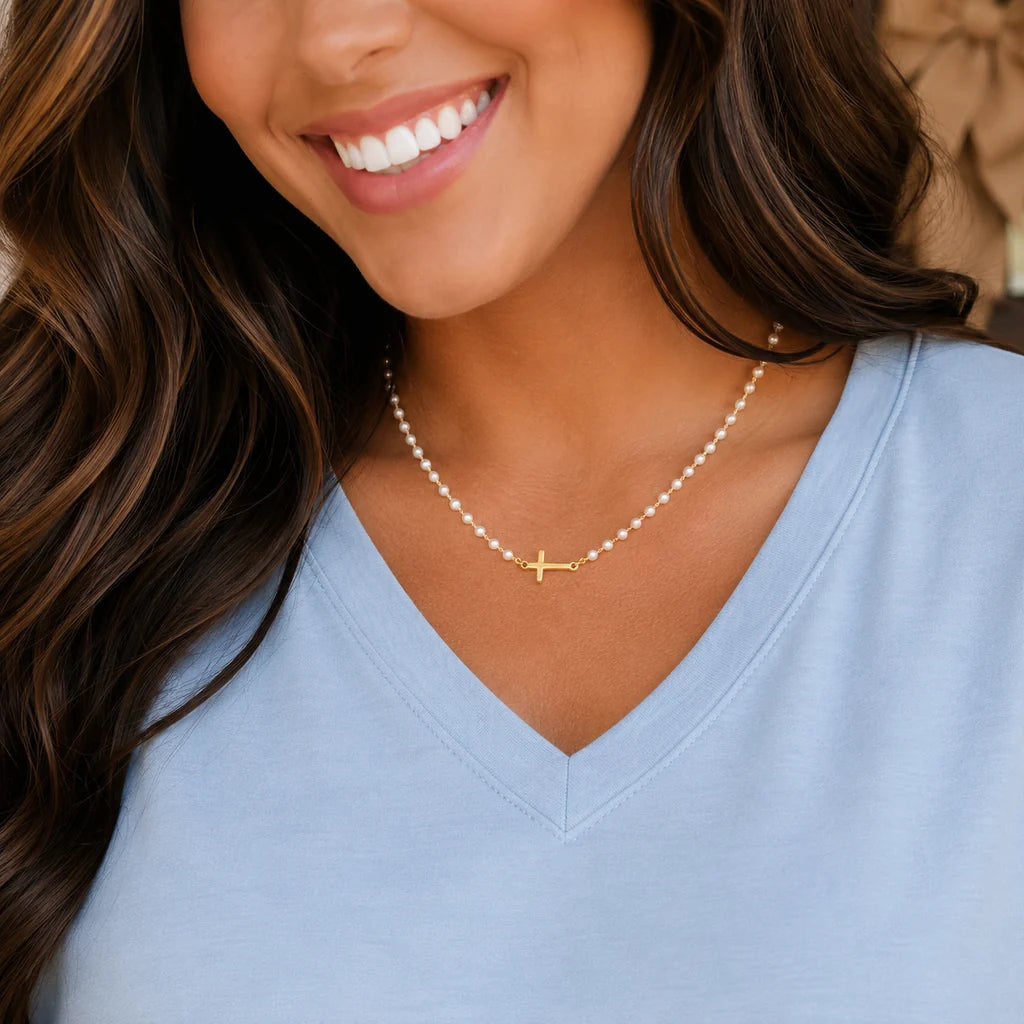 Pearls of Faith Necklace
