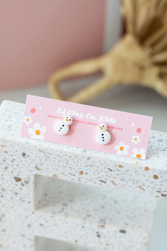 *PREORDER* Snowman Stud Earrings