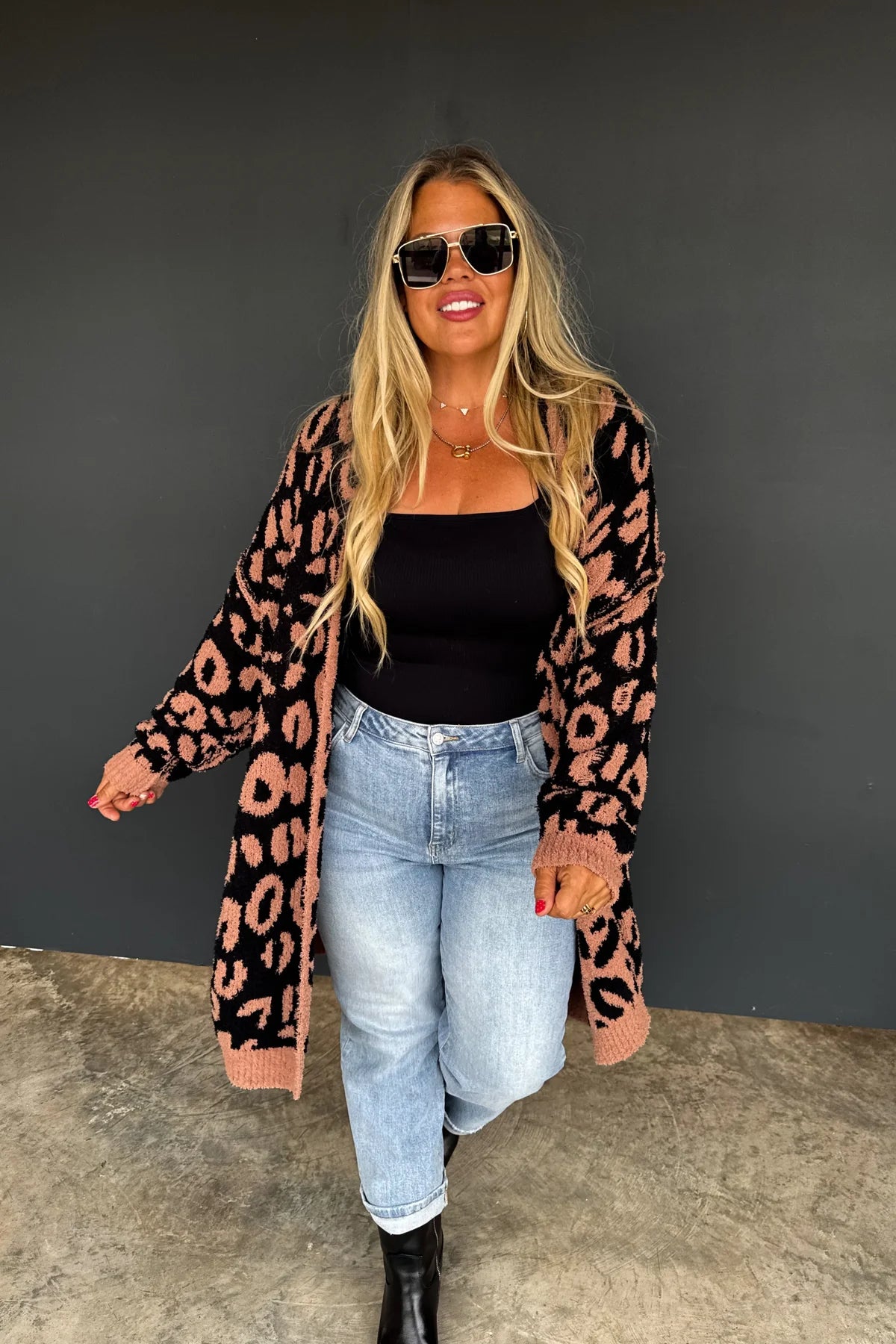 Cheetah Cloud Cardigan