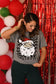 Don’t Stop Believin Santa Graphic Tee