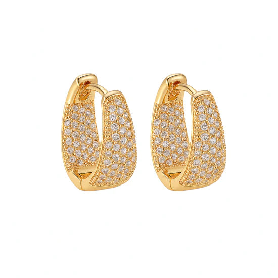 Auri Diamond Hoop Earrings