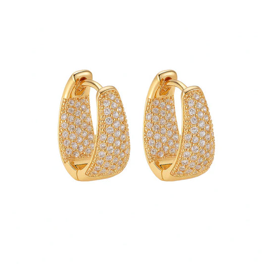Auri Diamond Hoop Earrings