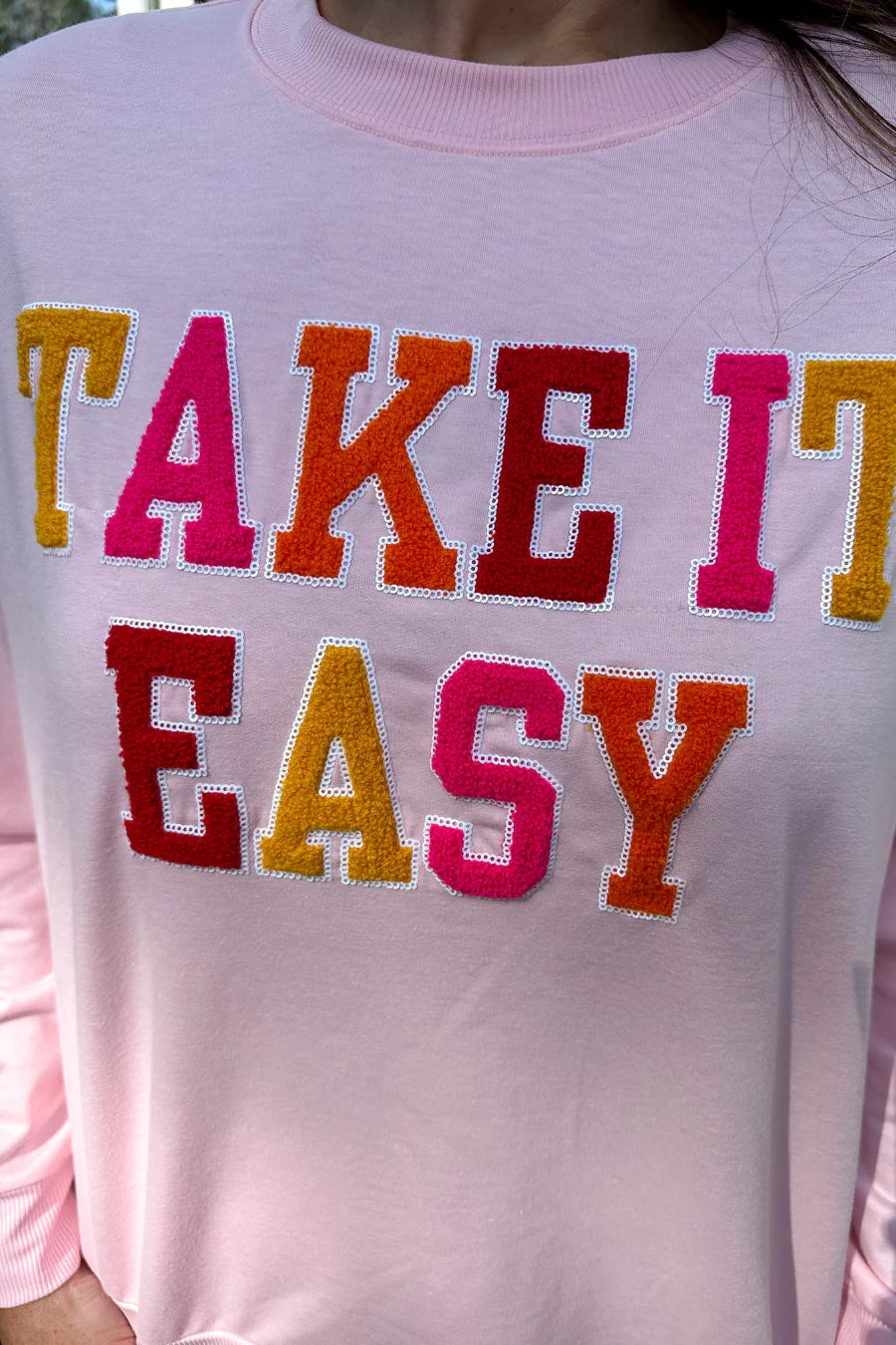Take It Easy Pullover Top