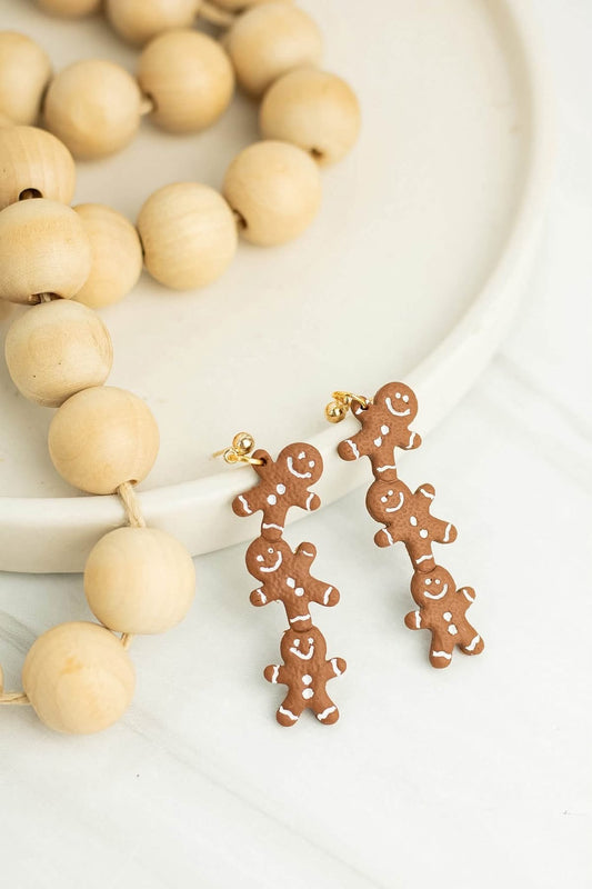 *PREORDER* Dancing Gingerbread Dangle Earrings