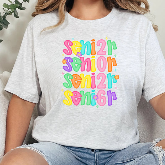 Senior 2026 Color Graphic Tee
