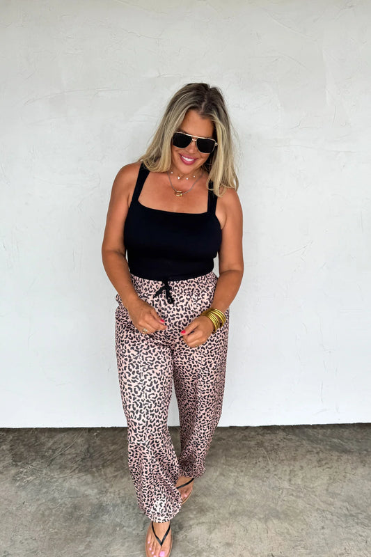 Coco Cheetah Jogger Pants