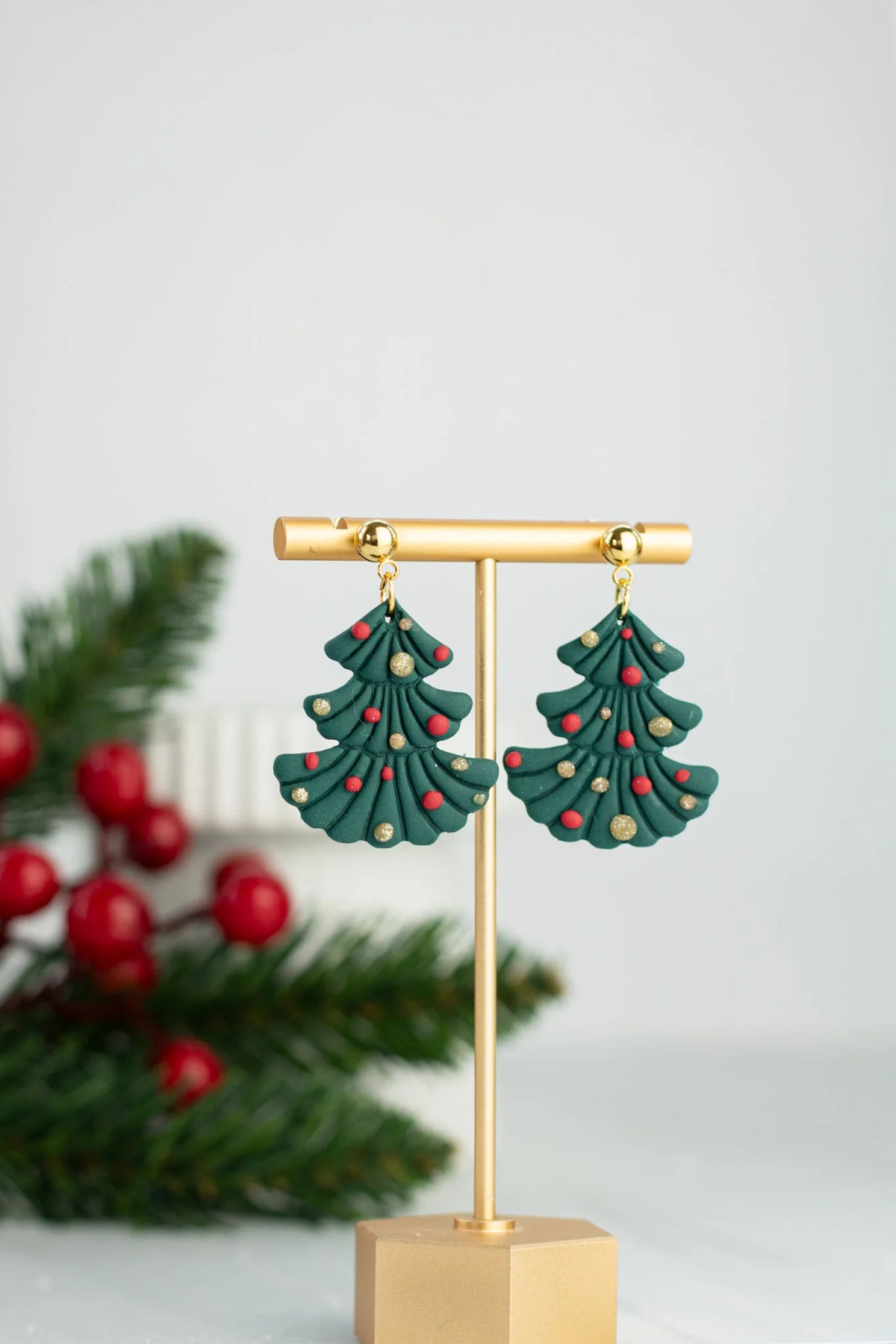 *PREORDER* Bubble Ornament Tree Dangle Earrings