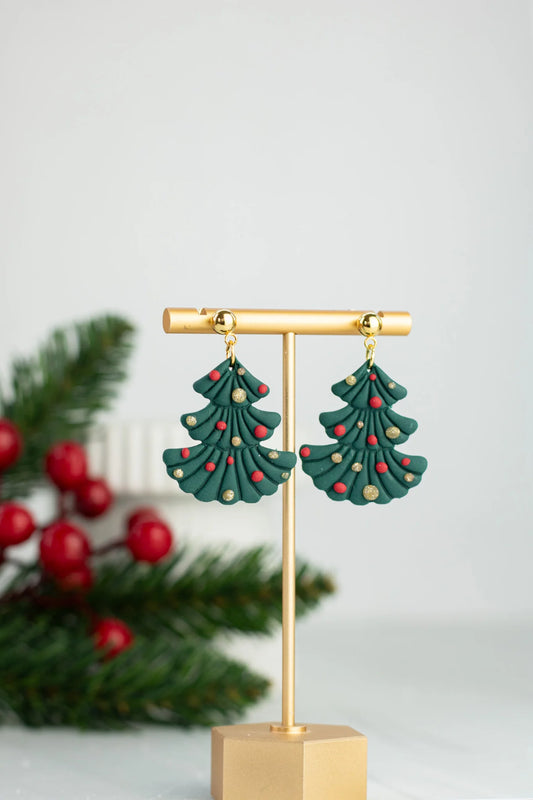 *PREORDER* Bubble Ornament Tree Dangle Earrings