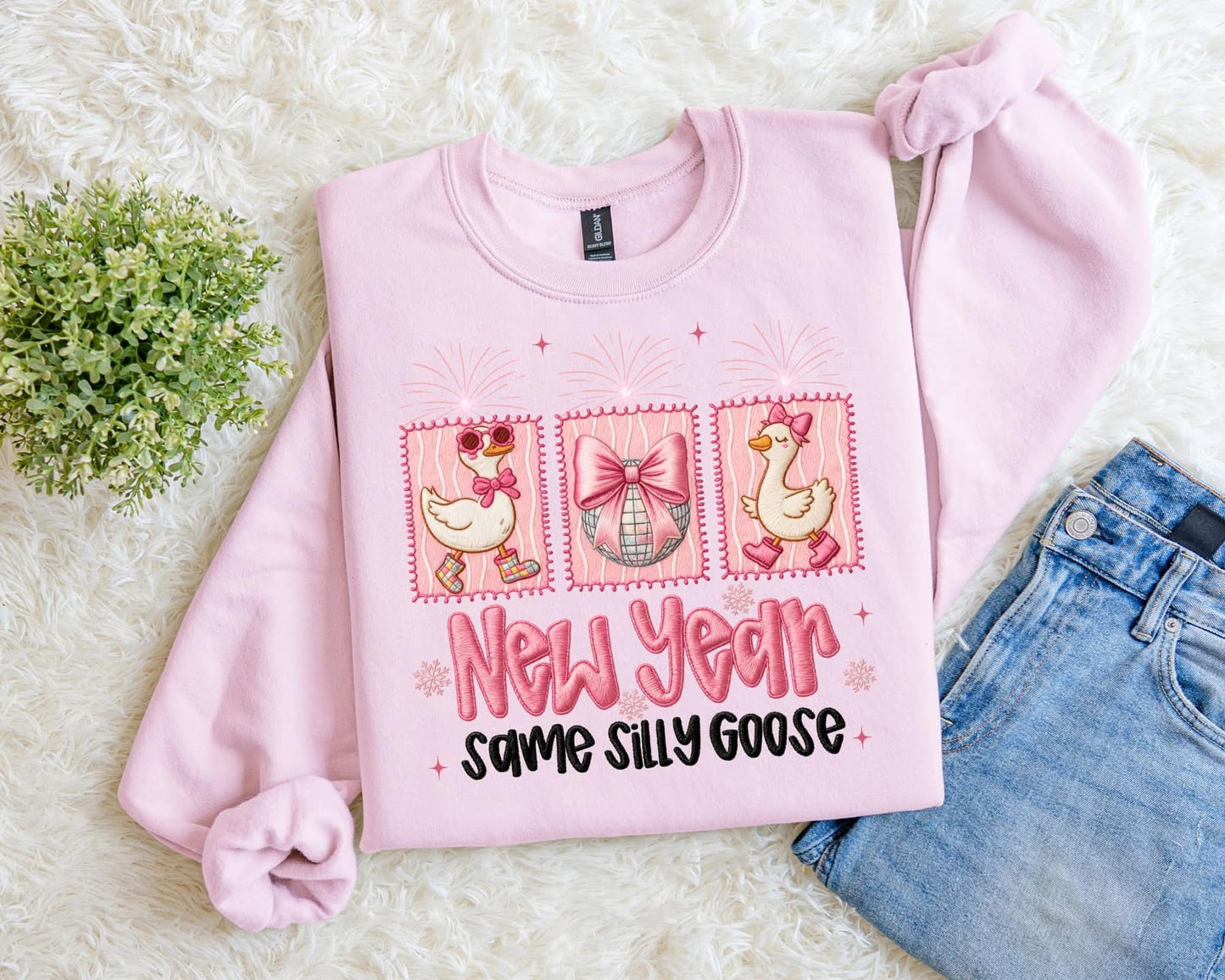 Same Silly Goose Graphic Sweatshirt