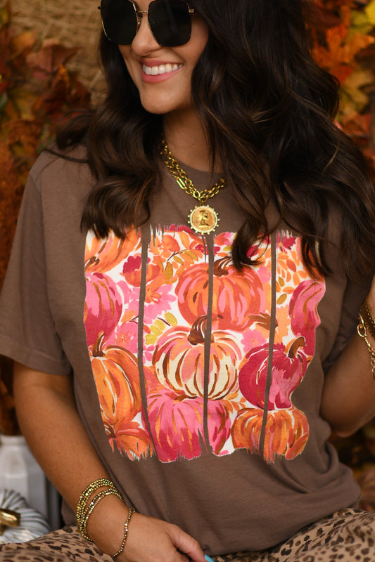 Pink Pumpkin Swatch Graphic Tee