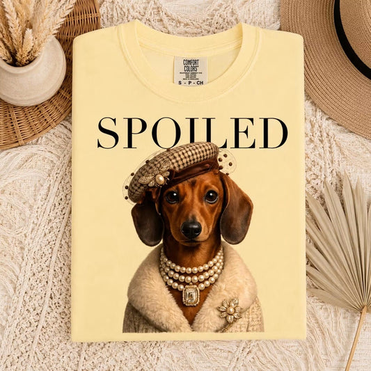 Spoiled Dachshund Graphic Tee